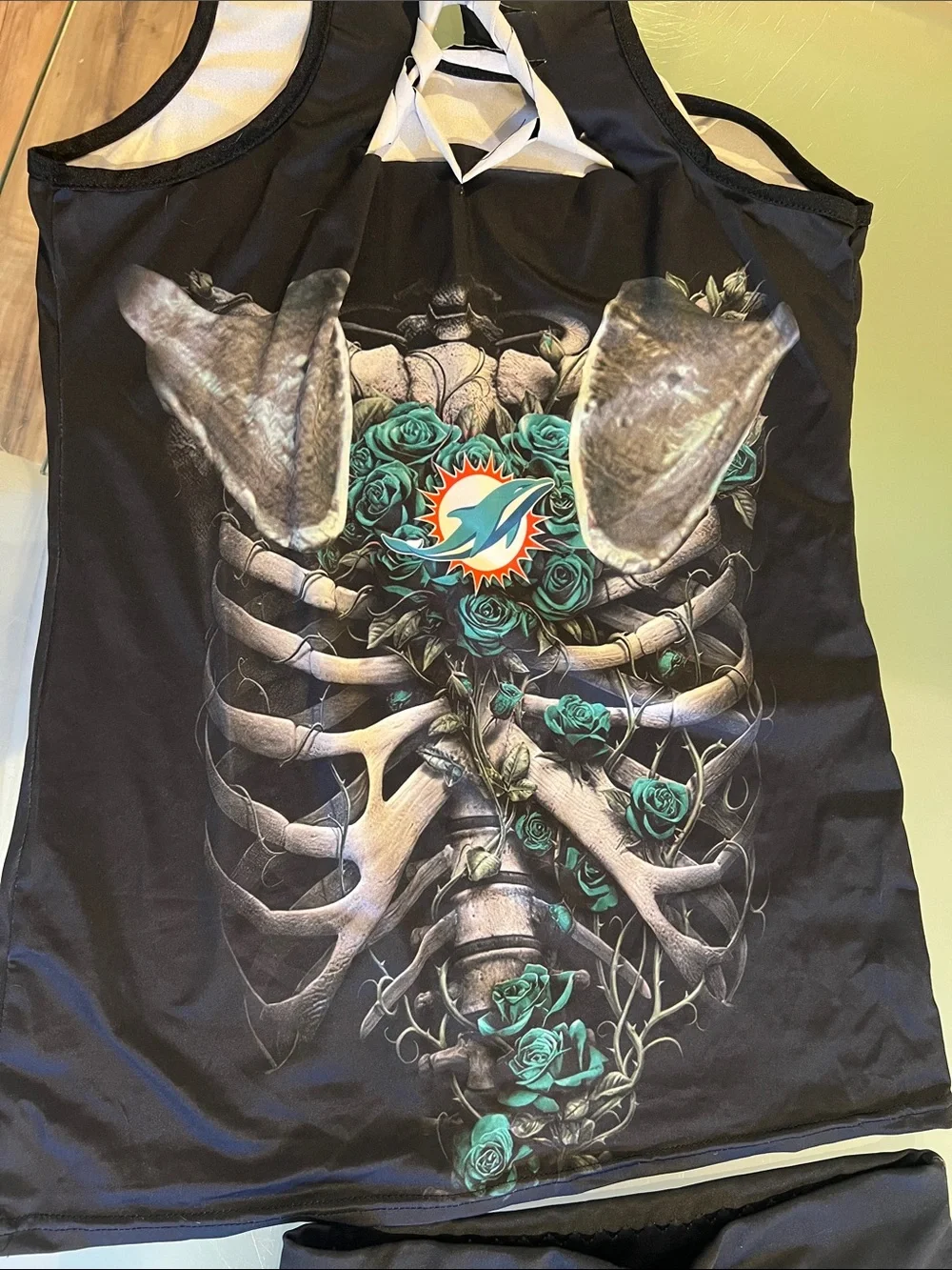 Halloween Skeleton Miami Dolphins Matching Set